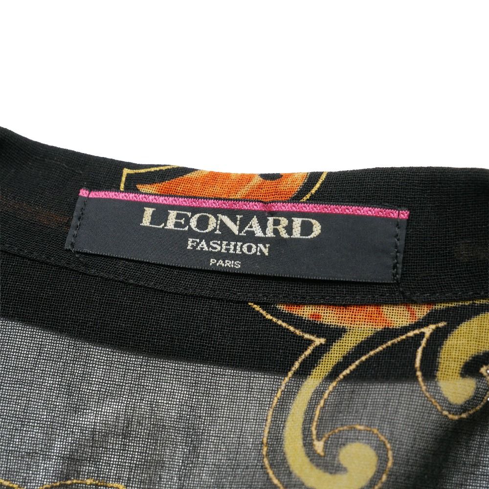 LEONARD レオナール 長袖シャツ サイズ9AR レオナール トップス L