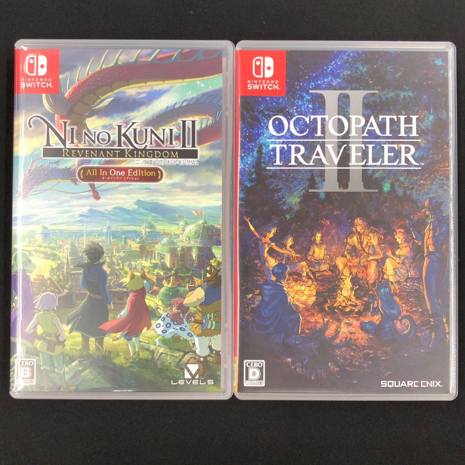 中古 Switch ニノ国II オクトパストラベラーII セット