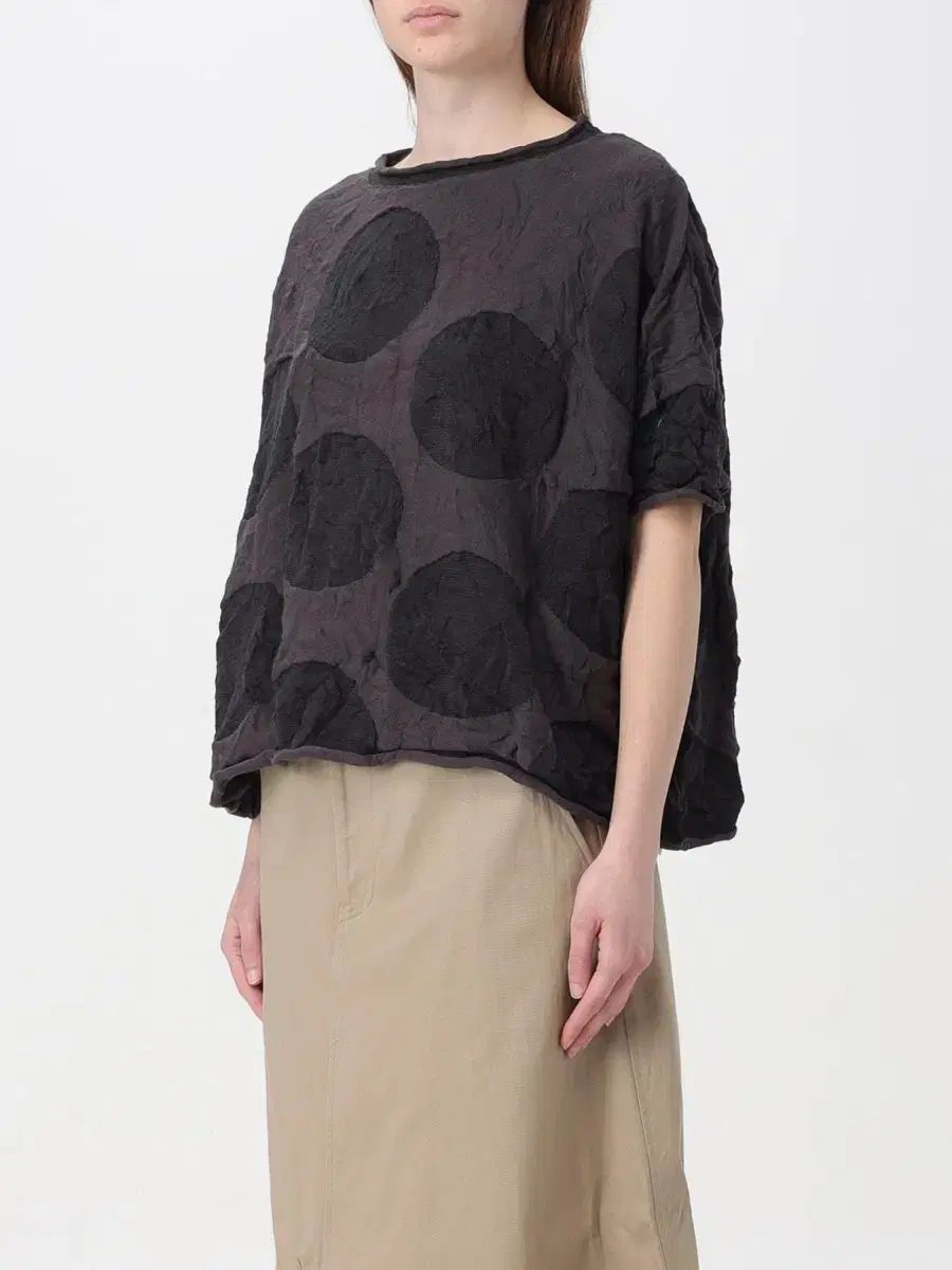 YOHJI YAMAMOTO ヨウジヤマモト マキシ ドット 柄 コットン Tシャツ