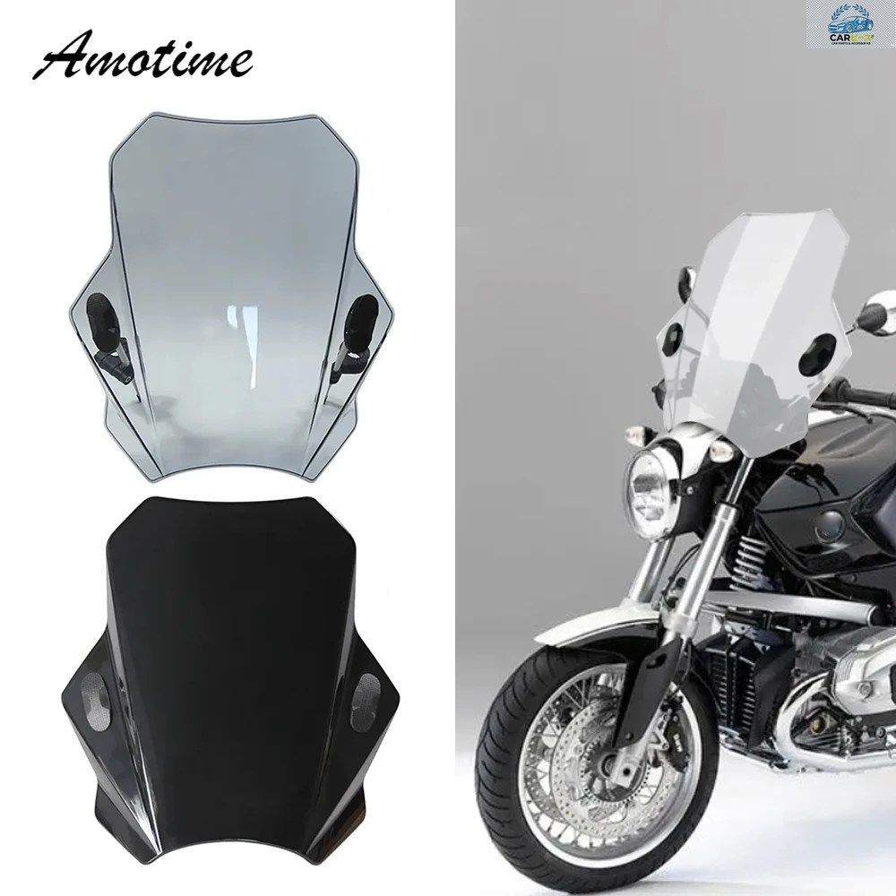 BMW R1150R R1200R S1000R用ユニバーサルモーターサイクルウインドスクリーンウインドシールドカバースクリーンスモークレンズバイクディフ