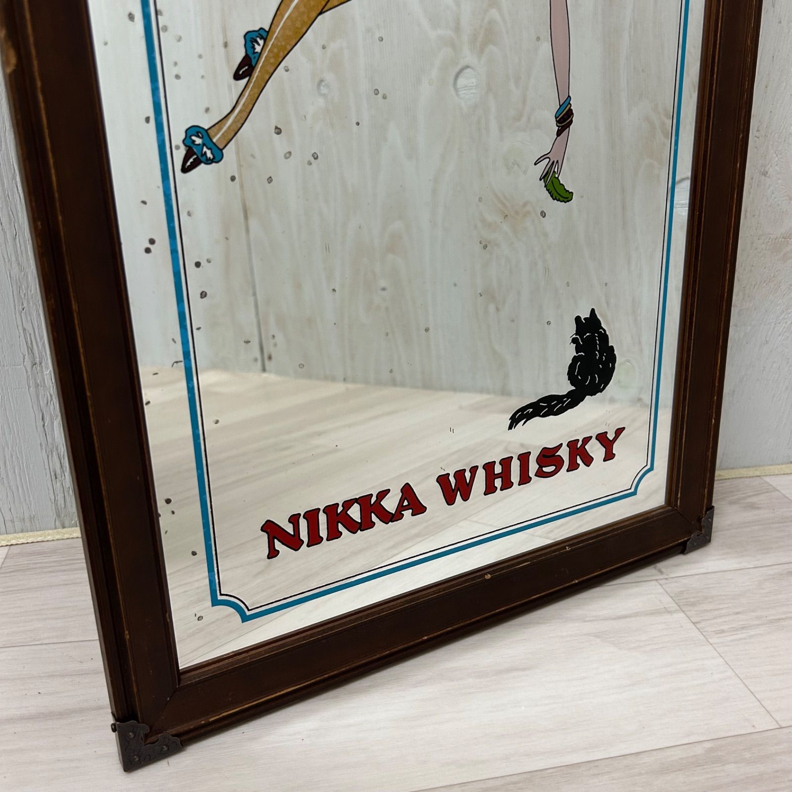 ニッカウヰスキー パブミラー スーパー 60×35.5cm NIKKA WHISKY SUPER