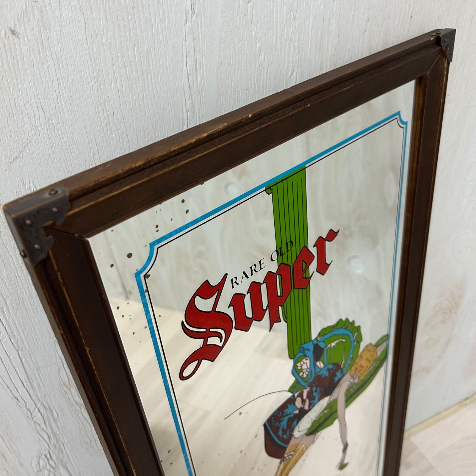 ニッカウヰスキー パブミラー スーパー 60×35.5cm NIKKA WHISKY SUPER 