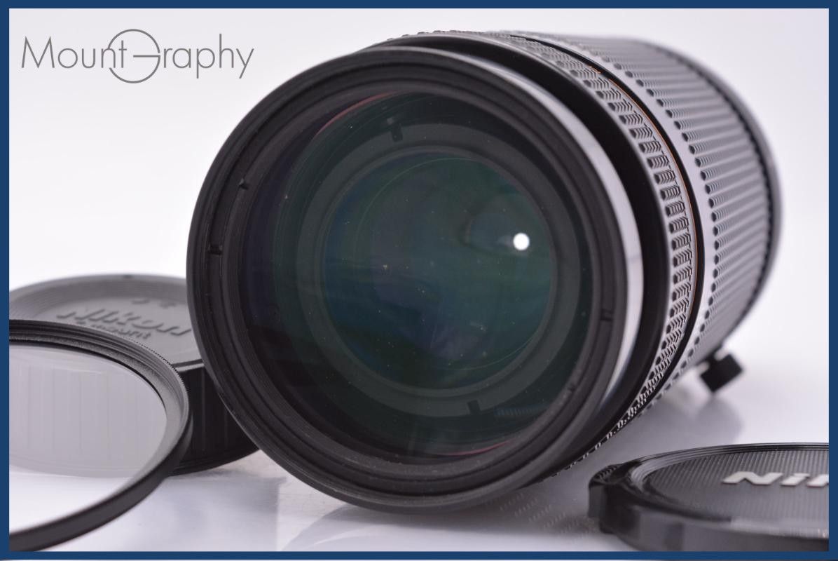 【動作保証】 ニコン Nikon AF NIKKOR 75-300mm F4.5-5.6 前後キャップ&レンズフィルター付 同梱無料 #am6635