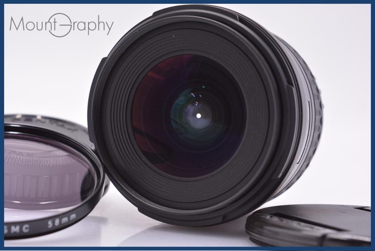 【動作保証】 ペンタックス PENTAX SMC PENTAX-FA 20-35mm F4 AL 前後キャップ&レンズフィルター付 同梱無料 #am6638