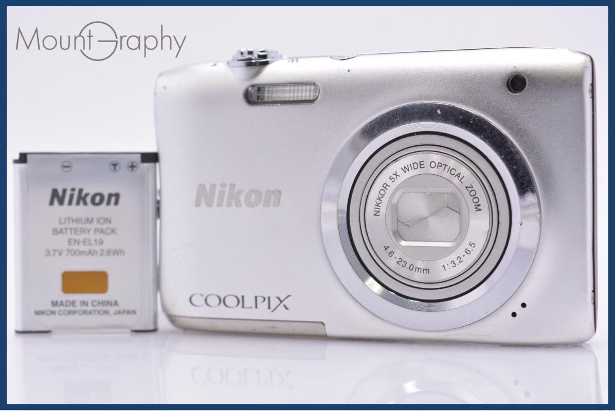 [Operation Guarantee] Nikon COOLPIX A100 5x Battery Included Free #am6673