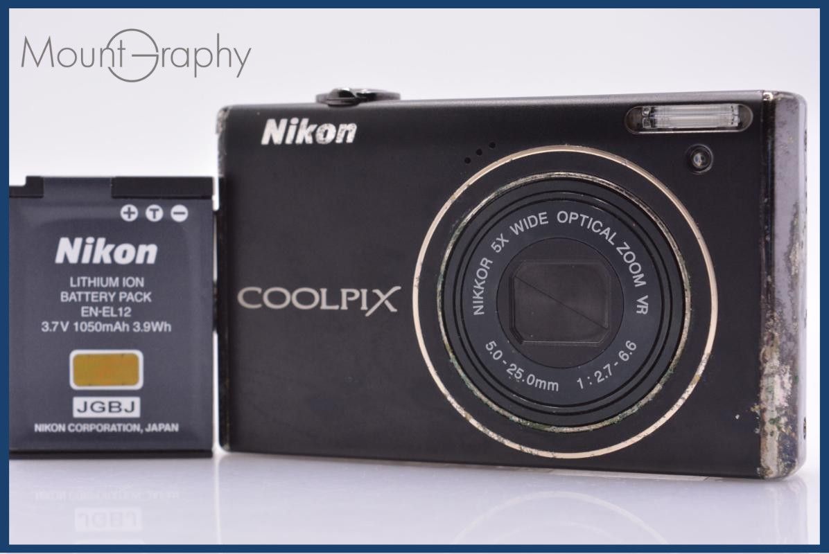 【動作保証】 ニコン Nikon COOLPIX S640 5x バッテリー付属 同梱無料 #am6689