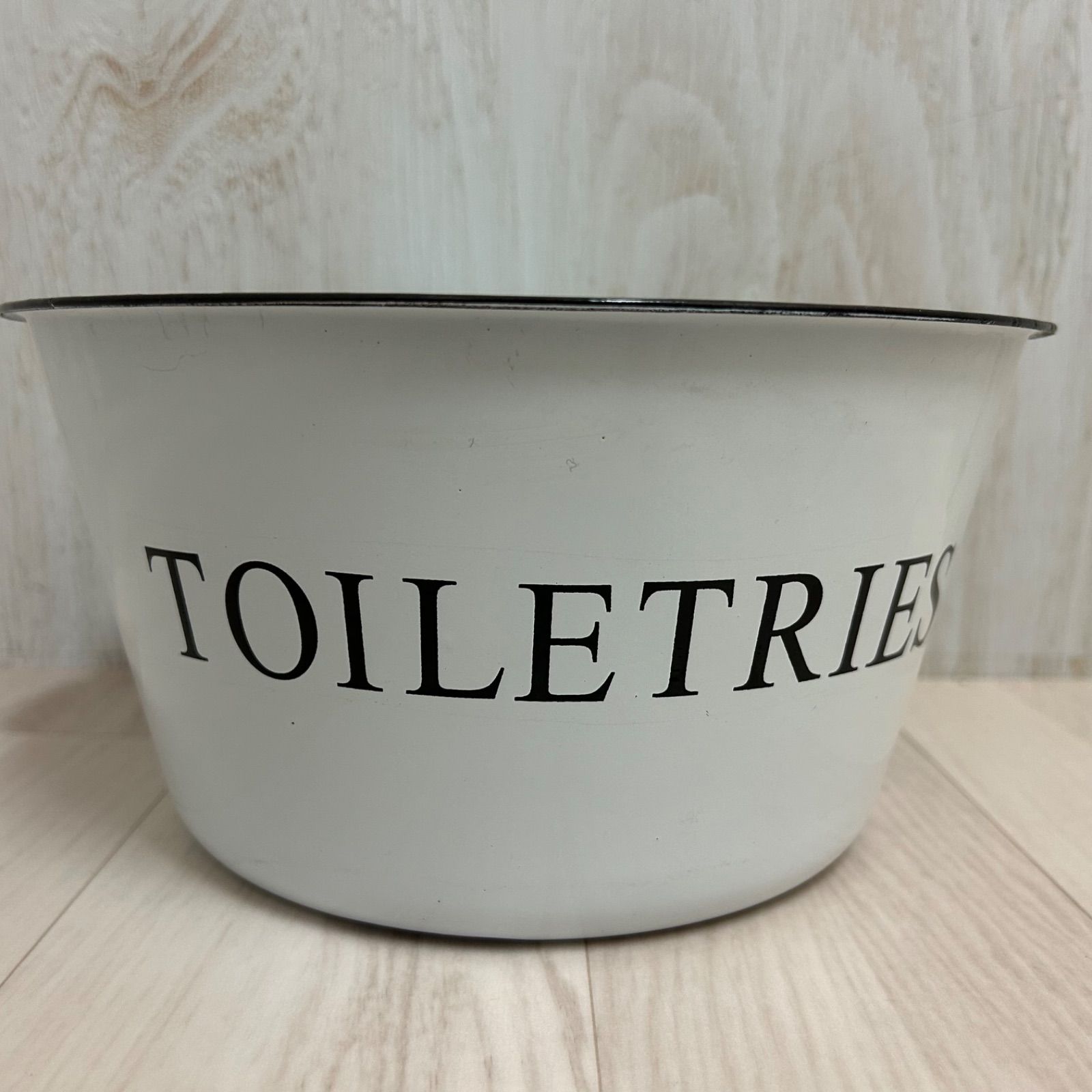 トイレタリーボウル TOILETRIES ホーロー 洗面用具 ボウル 直径25cm