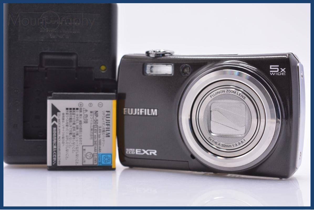【動作保証】 富士フイルム FUJIFILM FinePix F200EXR 5x バッテリー、充電器付 同梱無料 #am6702