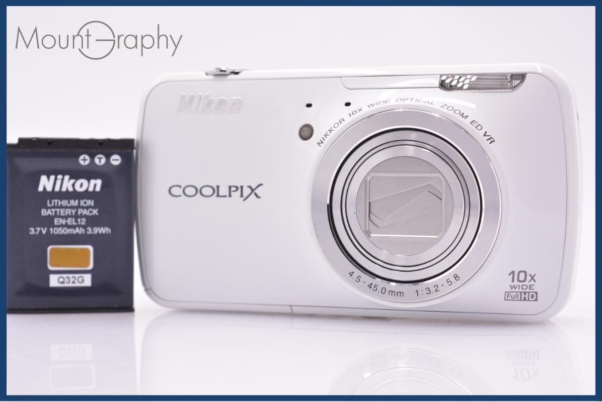 【動作保証】 ニコン Nikon COOLPIX S800c 10x バッテリー付属 同梱無料 #am6707