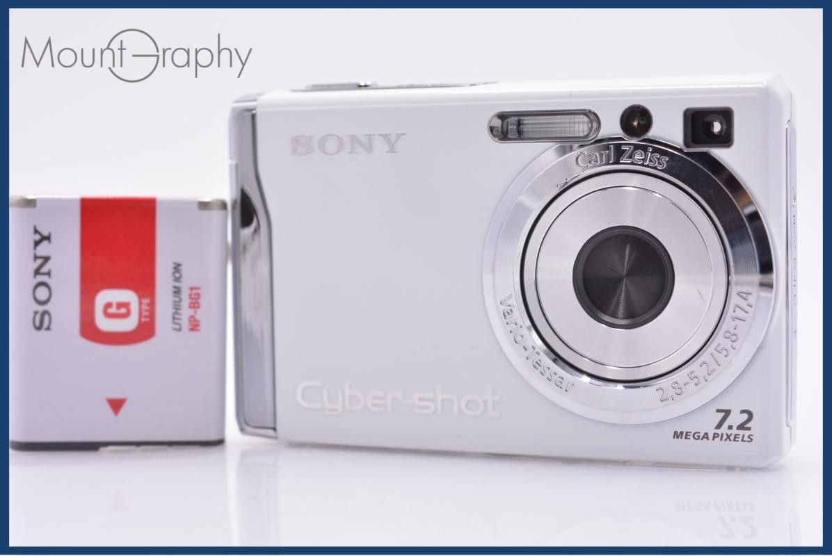動作保証】 ソニー SONY Cyber-shot DSC-W80 バッテリー付属 同梱無料