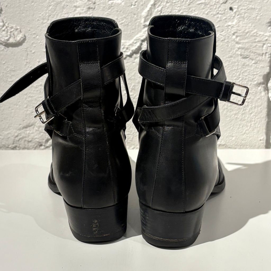 SAINT LAURENT PARIS サンローランパリ Wyatt Jodhpur Boots ベルト