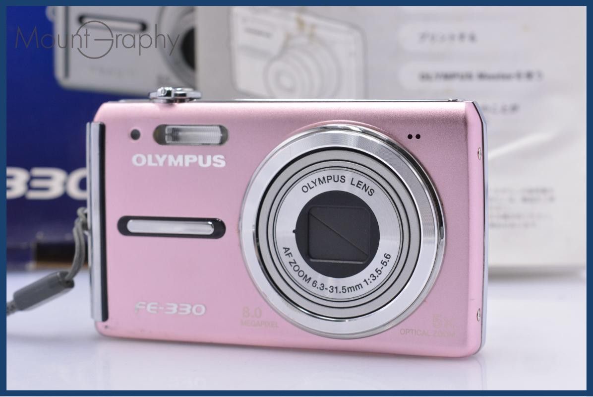 オリンパス OLYMPUS FE-330 5x 元箱、取扱説明書付属 同梱無料 #am6750