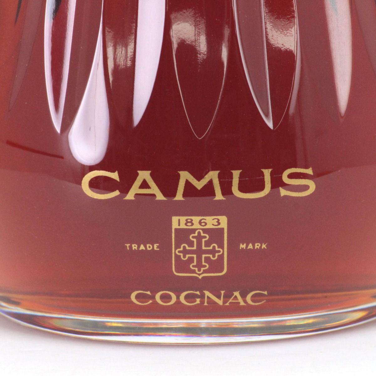 飲料・酒 [未開栓] CAMUS カミュ コニャック バカラボトル 替栓付き
