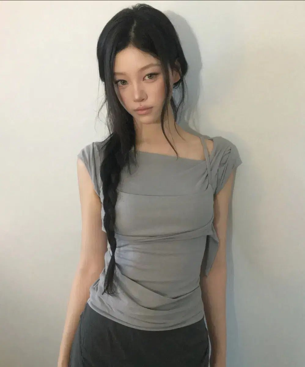 (新品) フレアアップ レイヤード ビスチェ Tシャツ