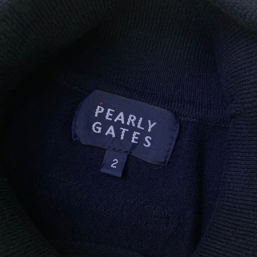 サイズ：2 PEARLY GATES パーリーゲイツ タートルネック ニット