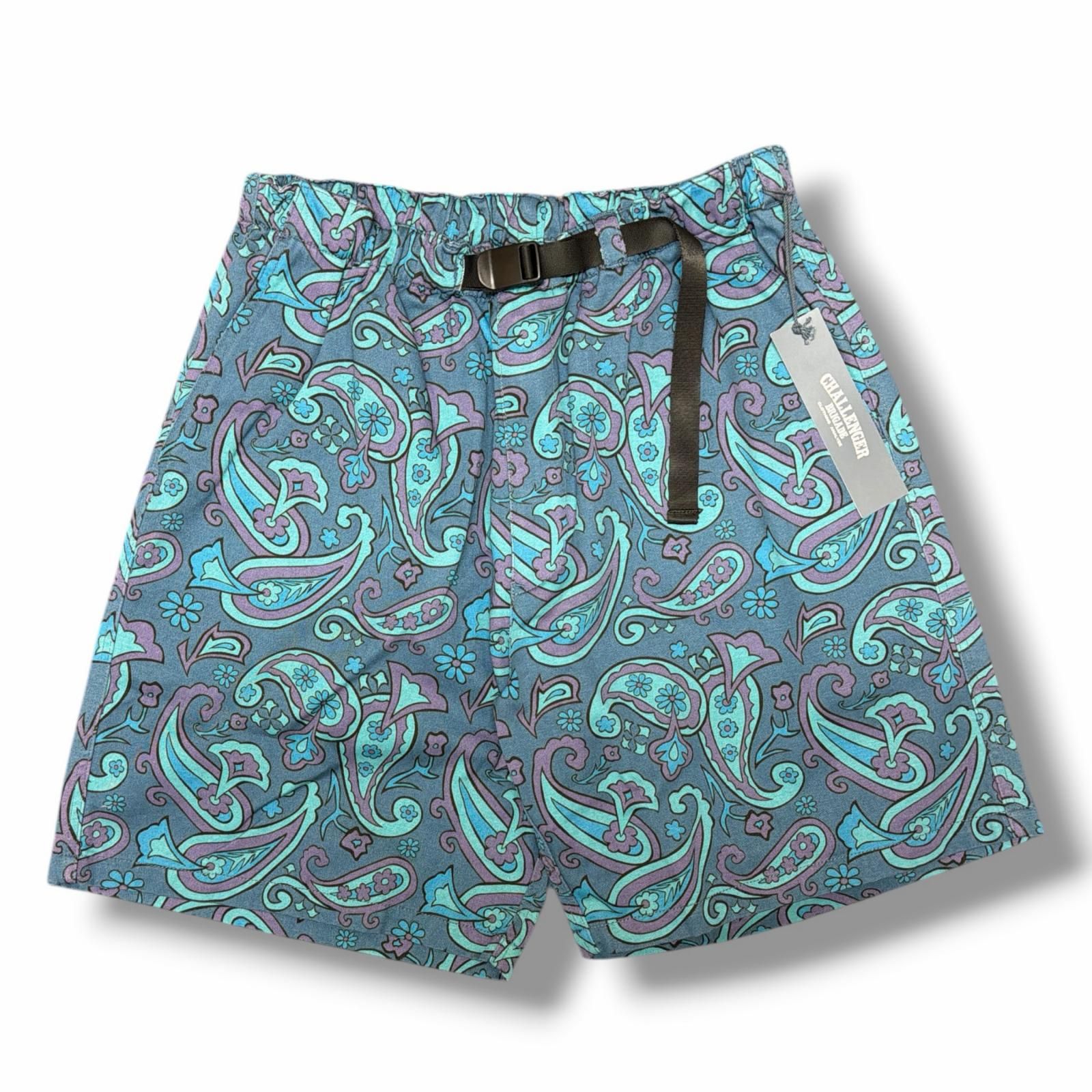 参考上代22000円 未使用 CHALLENGER 24SS PAISLEY COTTON TWILL SHORTS