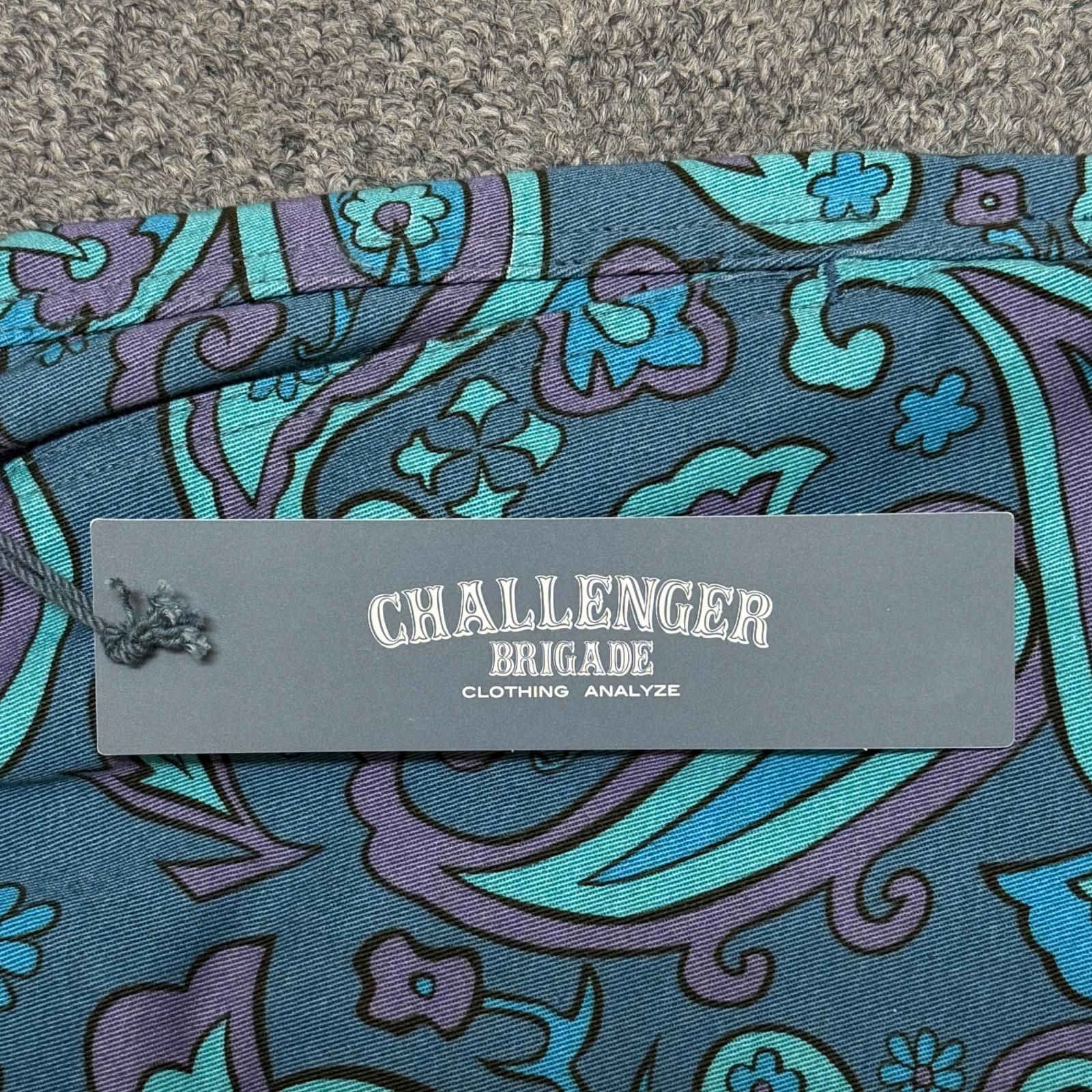 参考上代22000円 未使用 CHALLENGER 24SS PAISLEY COTTON TWILL SHORTS