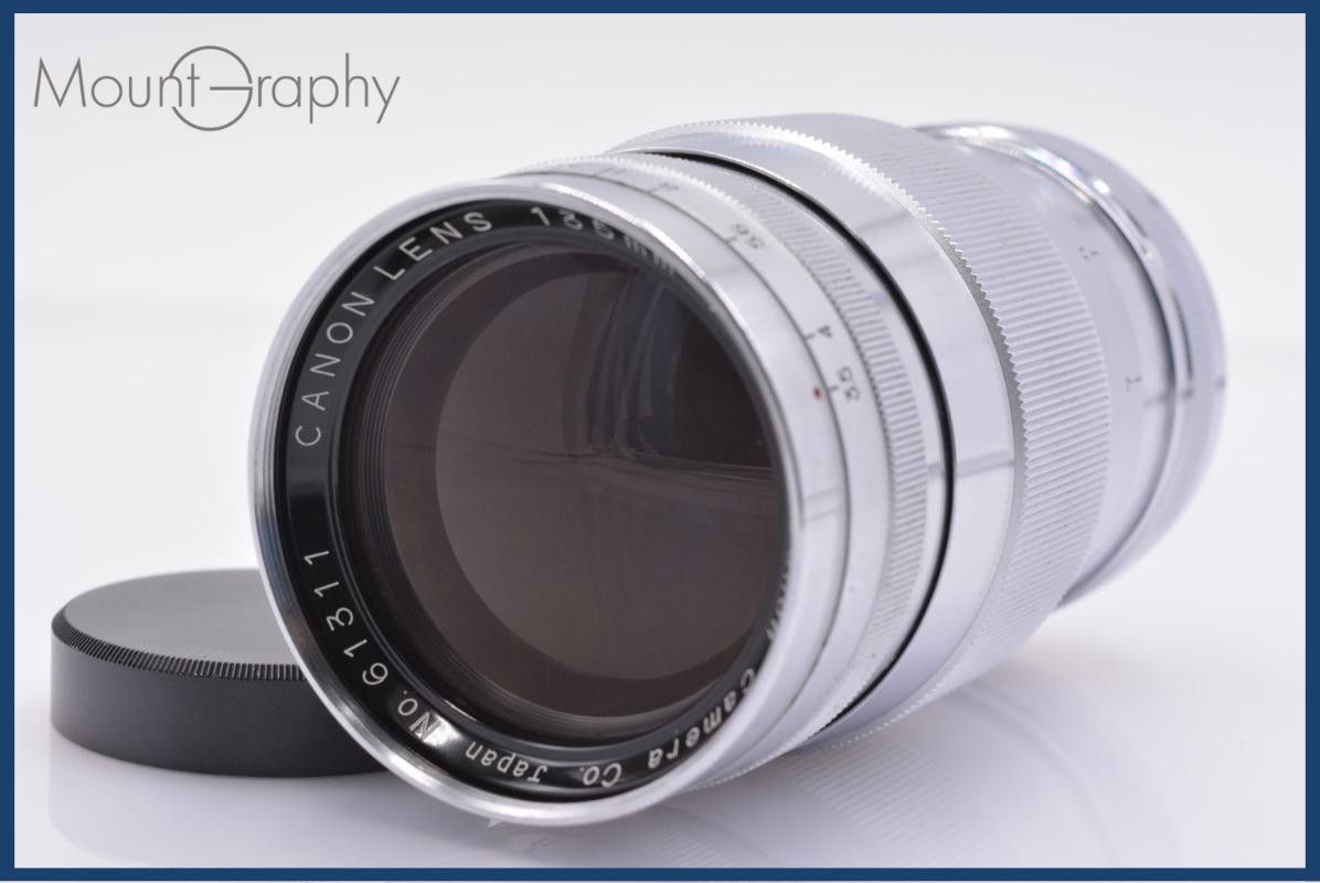 キヤノン Canon ライカ 135mm F3.5 後キャップ付 L39用 同梱無料 #yk7697