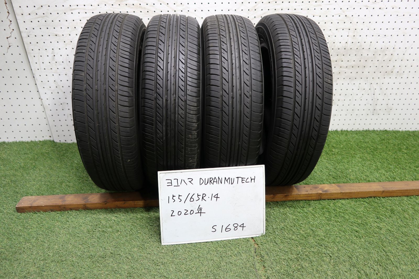 1(S1684)☆2020年製/ヨコハマ/DURANMUTECH/155/65R14☆Nシリーズ・タント・ムーヴ等に