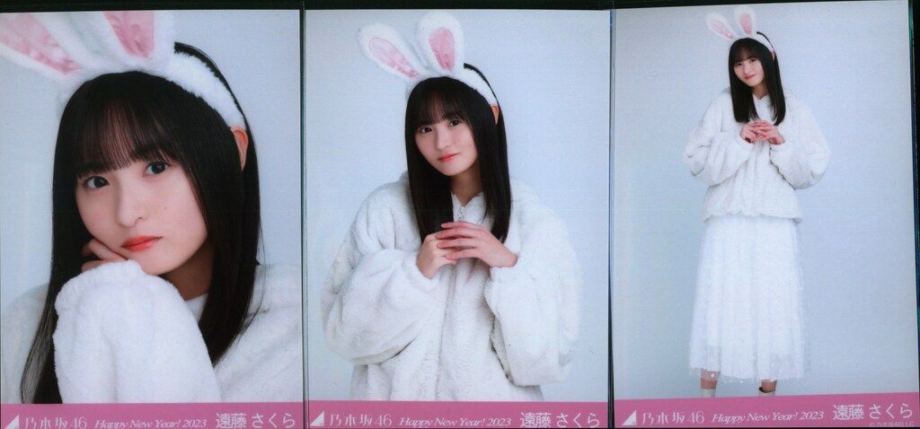 乃木坂46 2023年1月ランダム生写真 遠藤さくら 2023.January 干支 兎 コンプ