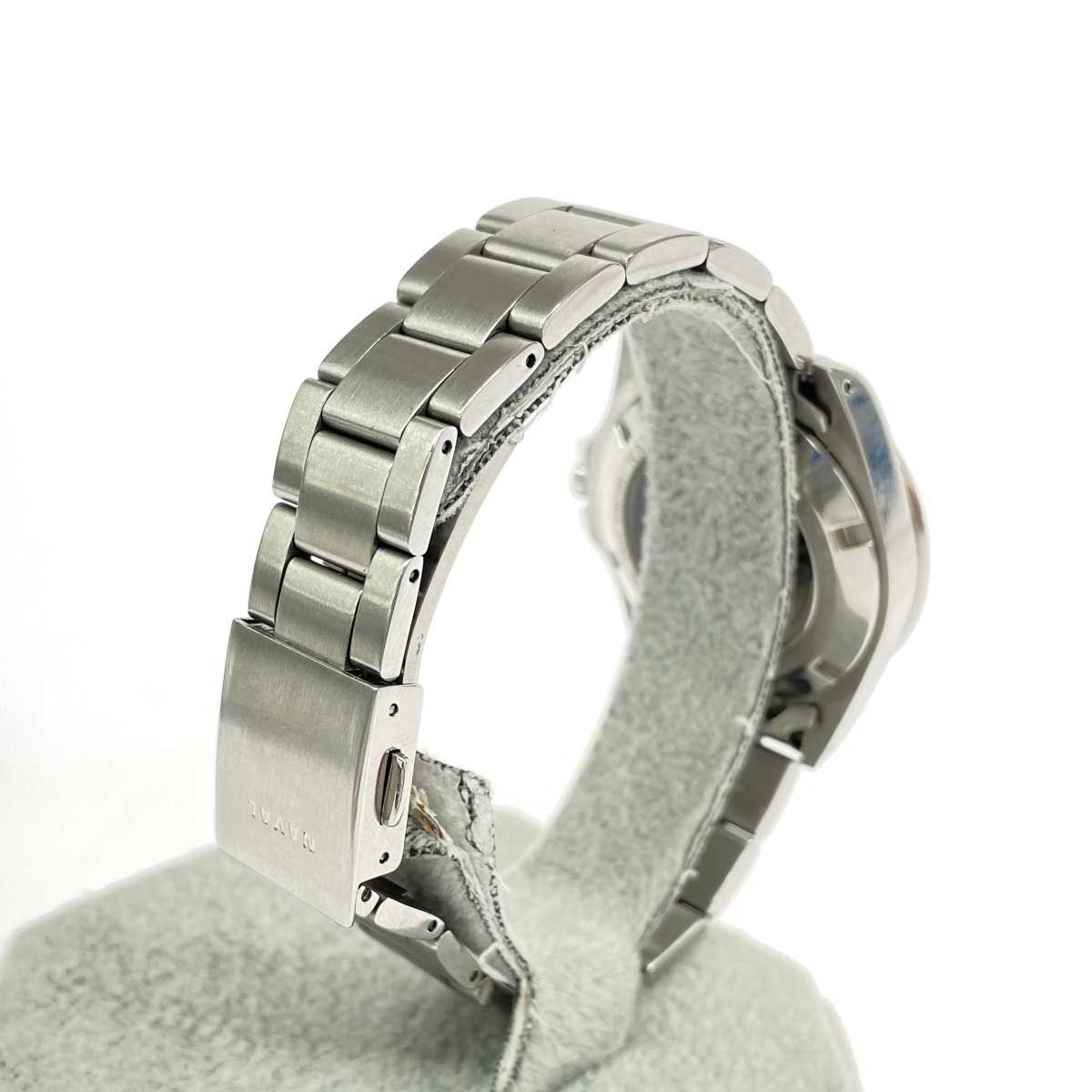 NAVAL WATCH ナバルウォッチ 自動巻き腕時計 ターコイズ シルバー