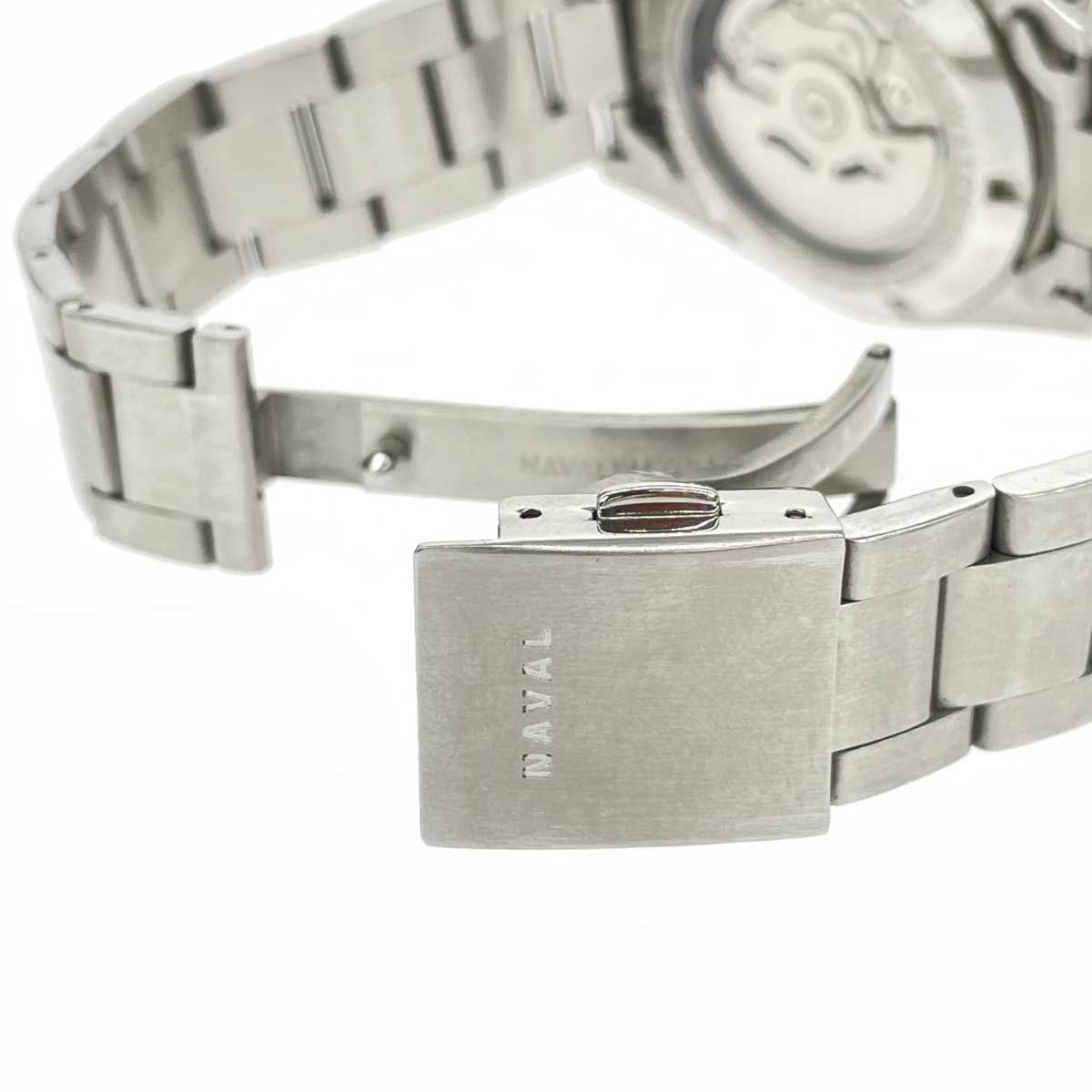NAVAL WATCH ナバルウォッチ 自動巻き腕時計 ターコイズ シルバー