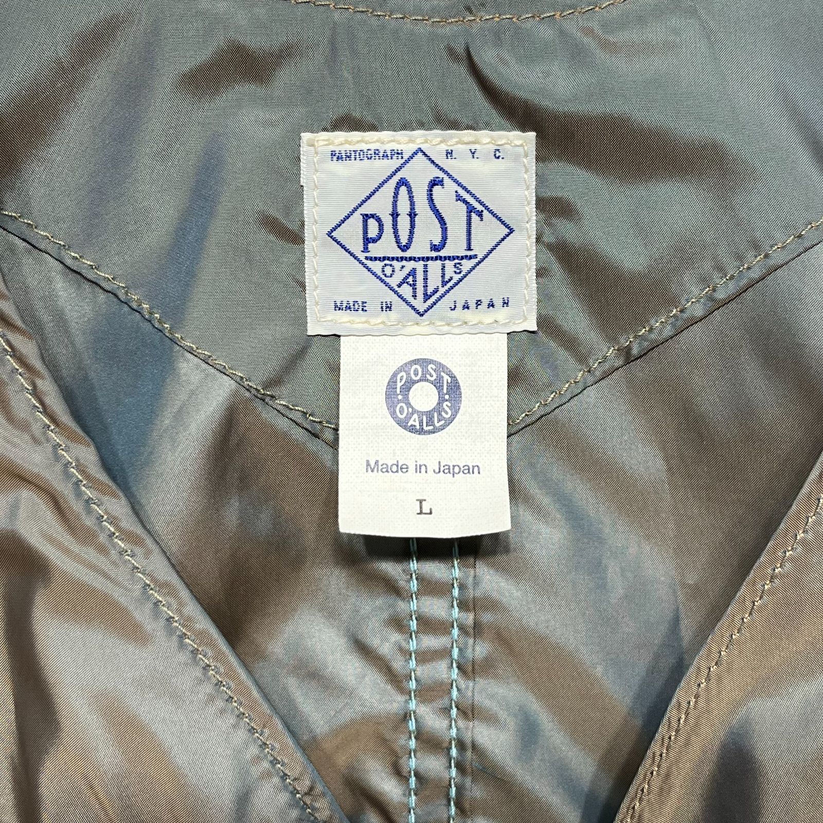 POST O'ALLS OVERALLS ポストオーバーオールズ ○ 21SS 3103-PT3 POST