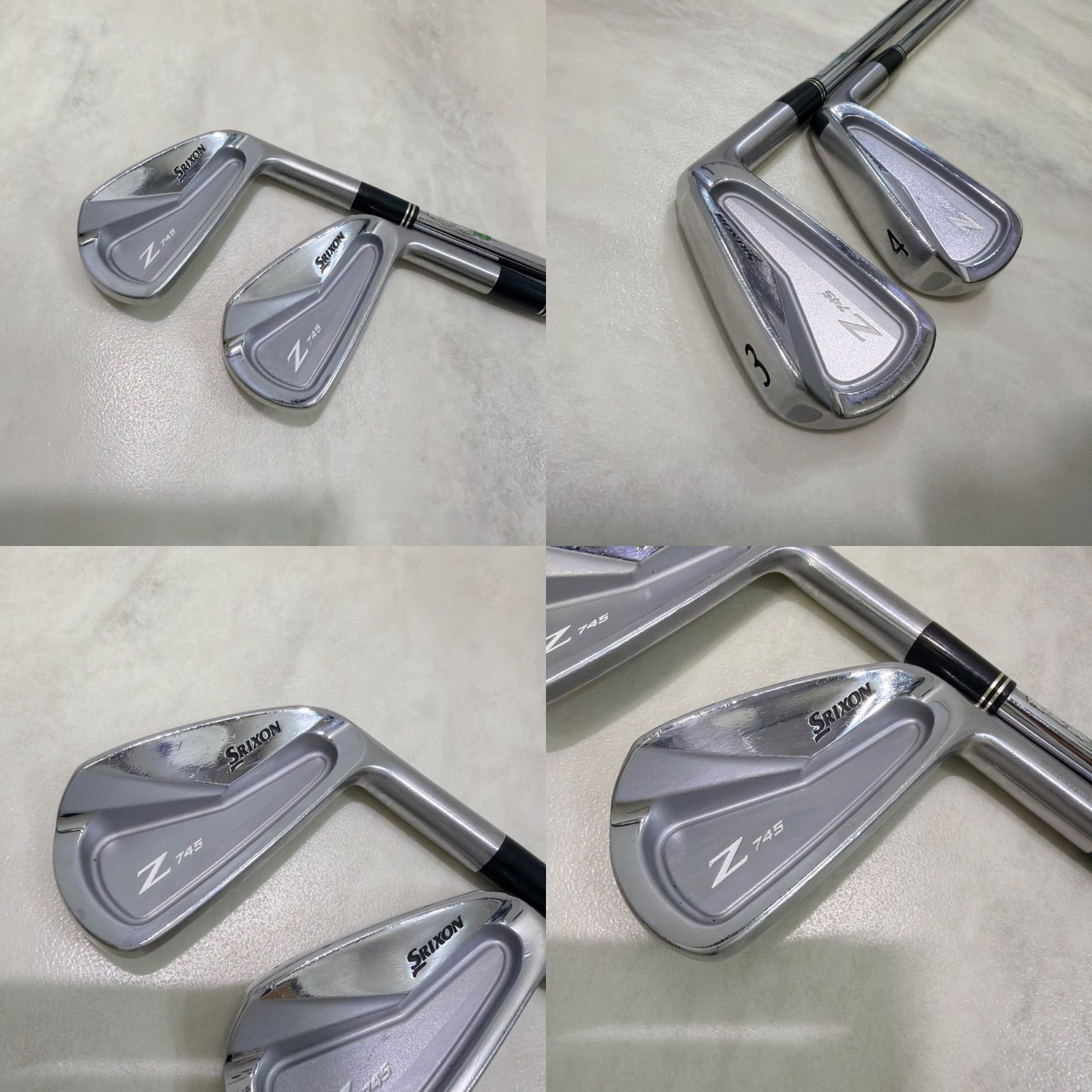 SRIXON Z745 FORGED 3番 4番 アイアンセット 2本 フレックス S メンズ 