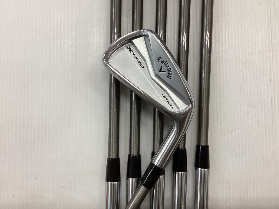 キャロウェイ　X FORGED STAR 2024　SteelFiber i95　Sフレックス　アイアンセット　中古【最短即日発送】