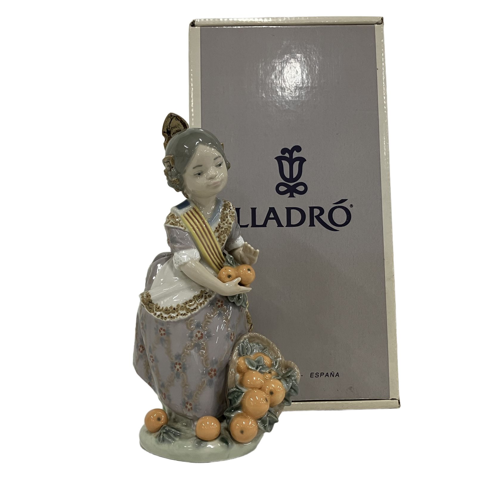 LLADRO ミスバレンシア 1422 置物 陶器 人形 リヤドロ 中古 ※箱相違B11191113