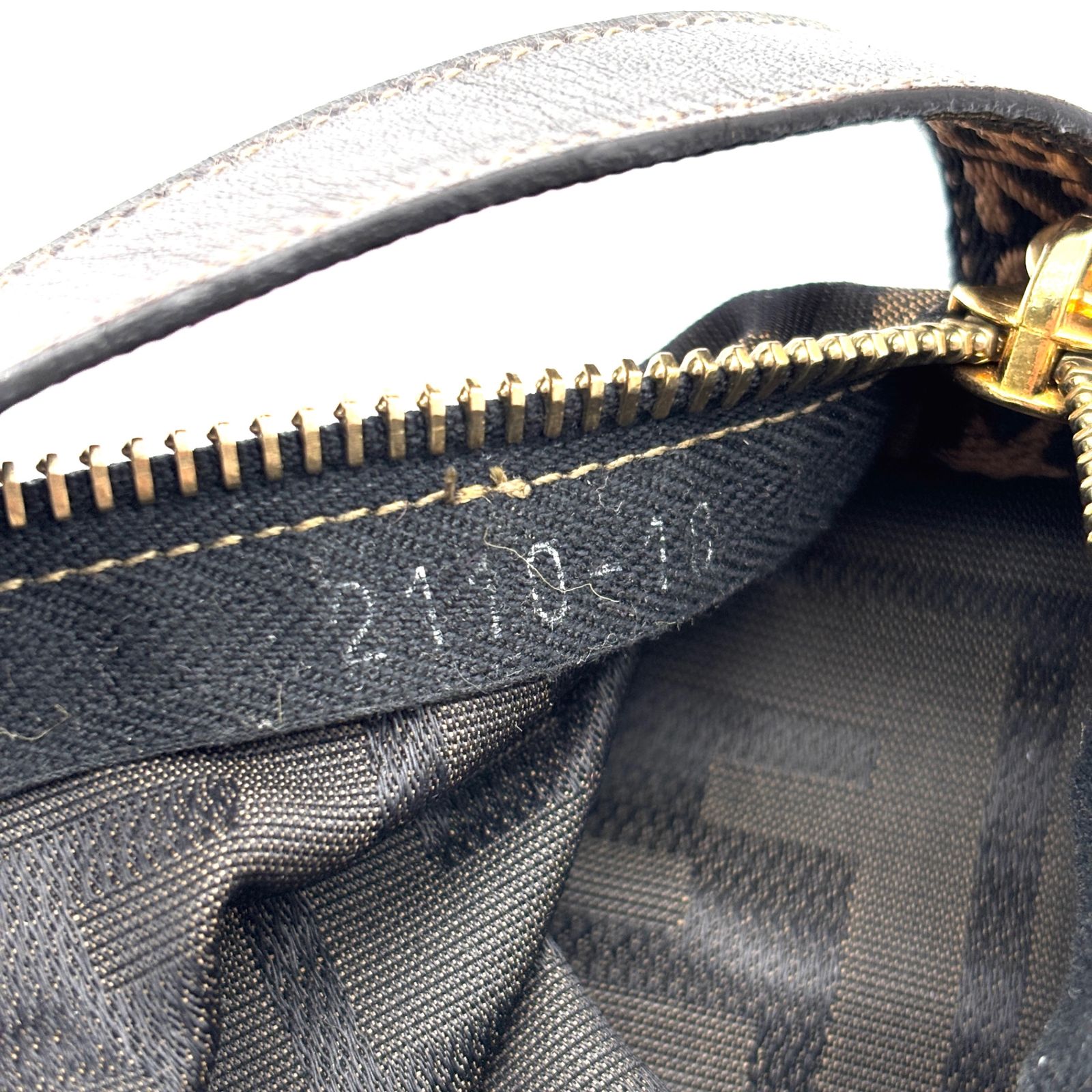 ヴィンテージ FENDI フェンディ ズッカ 筒型 ポーチ ペンケース ミニ 