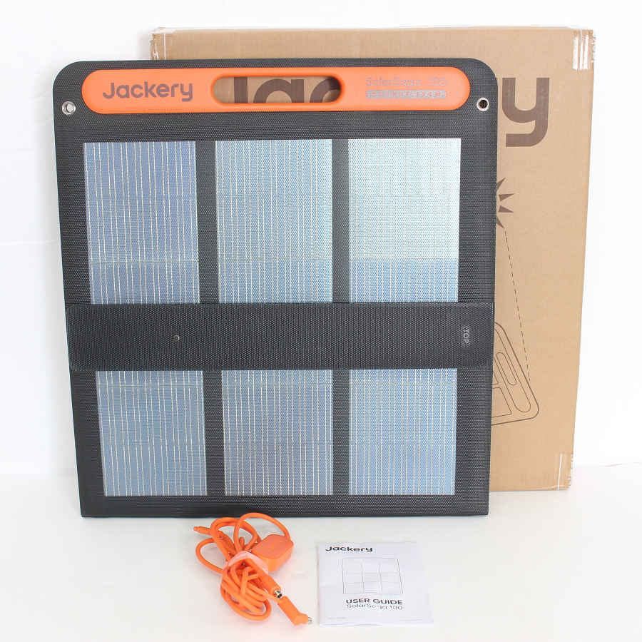 美品】Jackery SolarSaga 100 JS-100F 折りたたみ式 ソーラー 