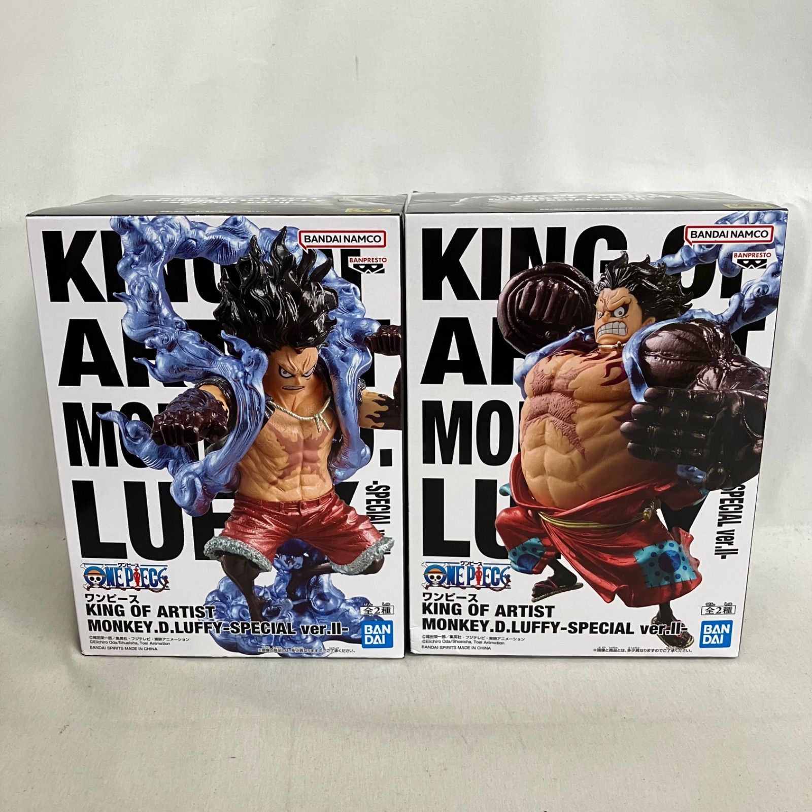 未開封 ワンピース KING OF ARTIST ルフィ SPECIAL ver. Ⅱ A・B ギア4 