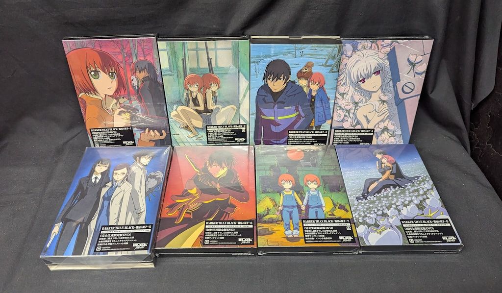 アニメDVD 未開封 DARKER THAN BLACK 流星の双子 初回生産限定版全8巻 セット