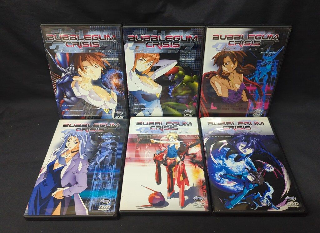 アニメDVD バブルガムクライシス TOKYO2040 全6巻 セット