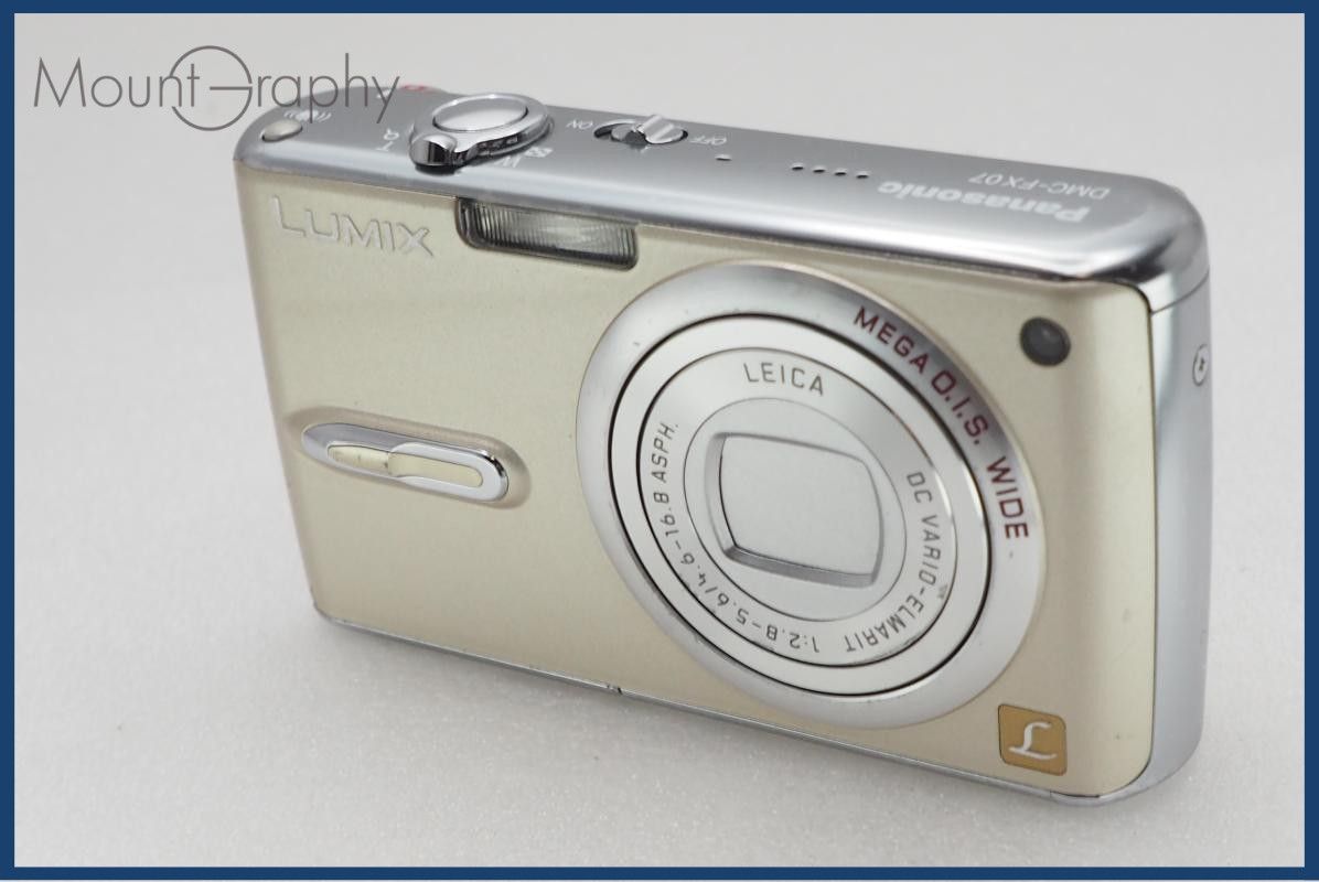 【動作保証】 Panasonic パナソニック LUMIX DMC-FX07 同梱無料 #i10803