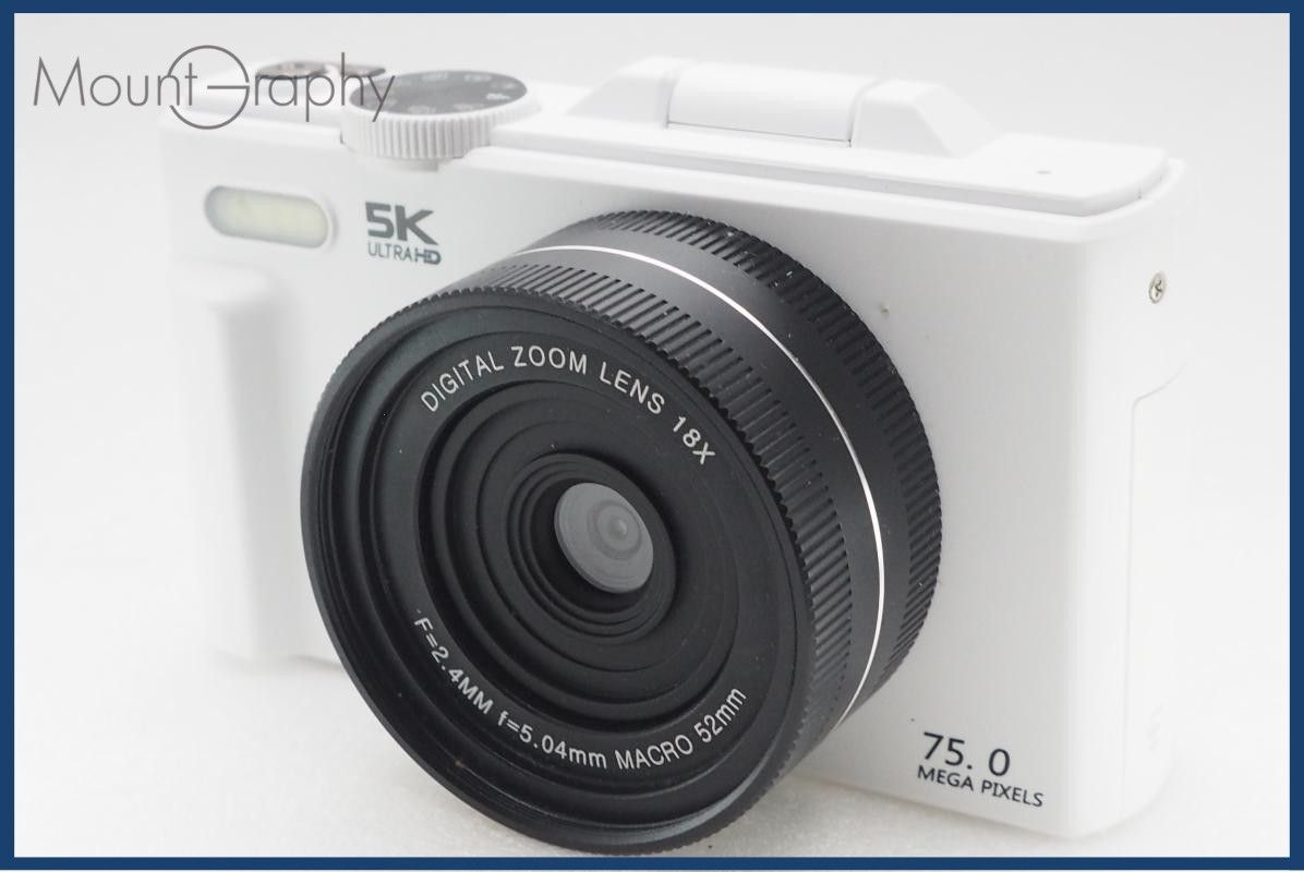 【美品・動作保証】 Digital Camera 5K ULTRA HD DC IN-5V 同梱無料 #i10833