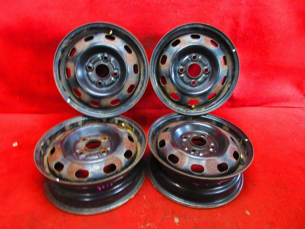ダイハツ アトレー 純正 スチール ホイール 4本 13×4.50B 4穴 PCD 100 +45 ハブ径 54 エッセ オプティ ミラ◆ 52780H