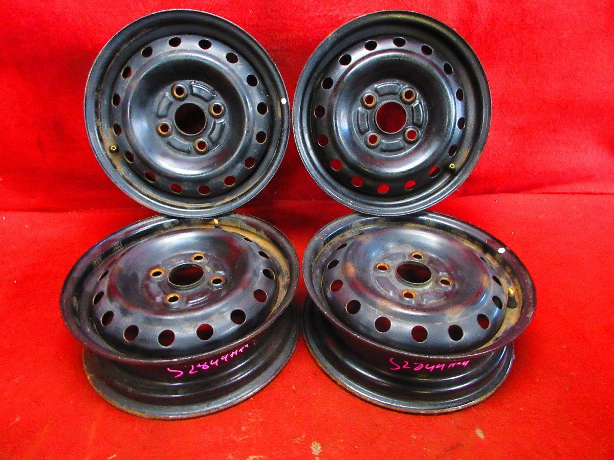 ダイハツ純正 ミライース ピクシス タント スチール ホイール 2本 13×4.00B 4穴 PCD 100 +40 ハブ径 54 D 刻印◆52849H-N2 4,620円
