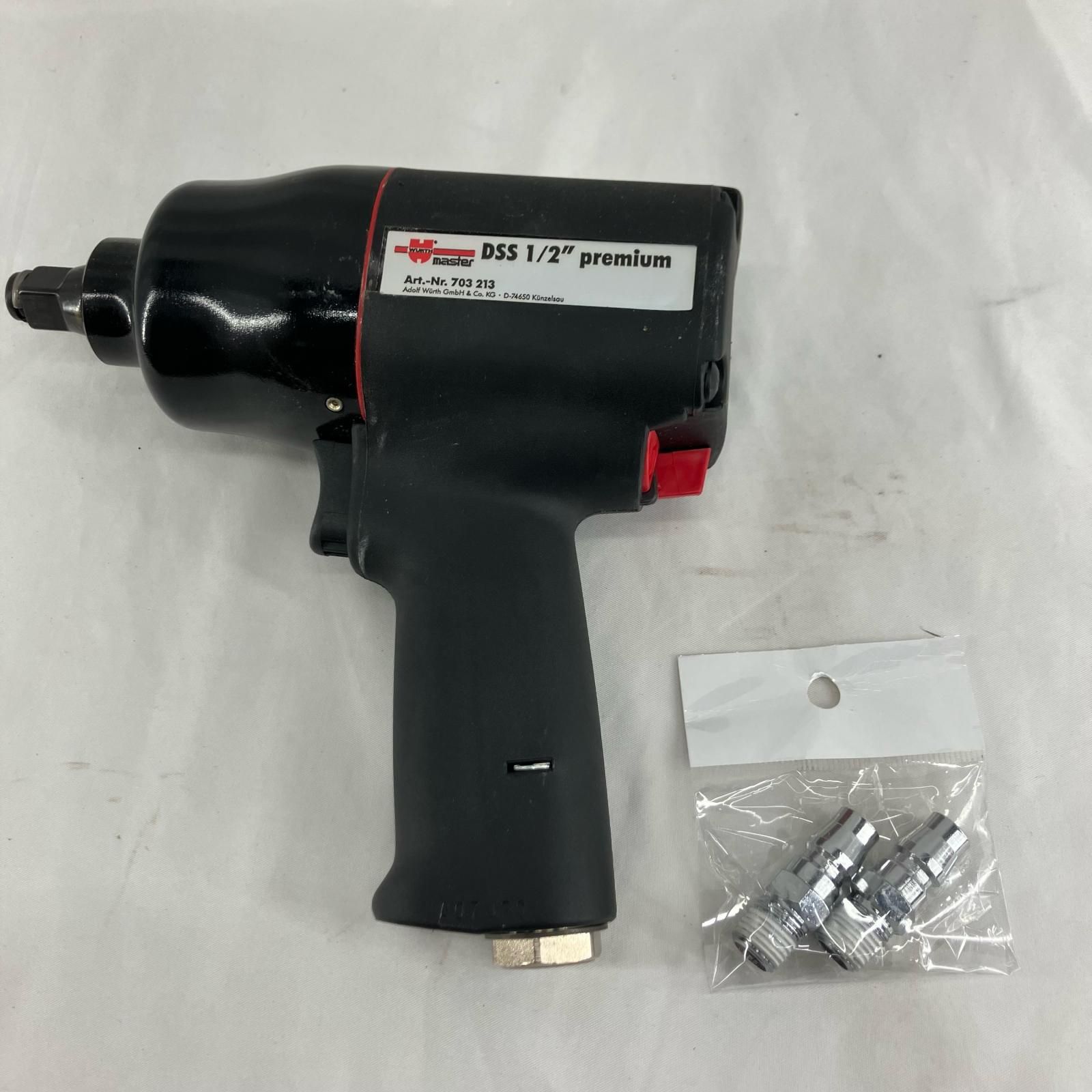 ヴェルト 工具 エアツール エアインパクトレンチ　WURTH DSS1/2ﾌﾟﾚﾐｱﾑ ブラック