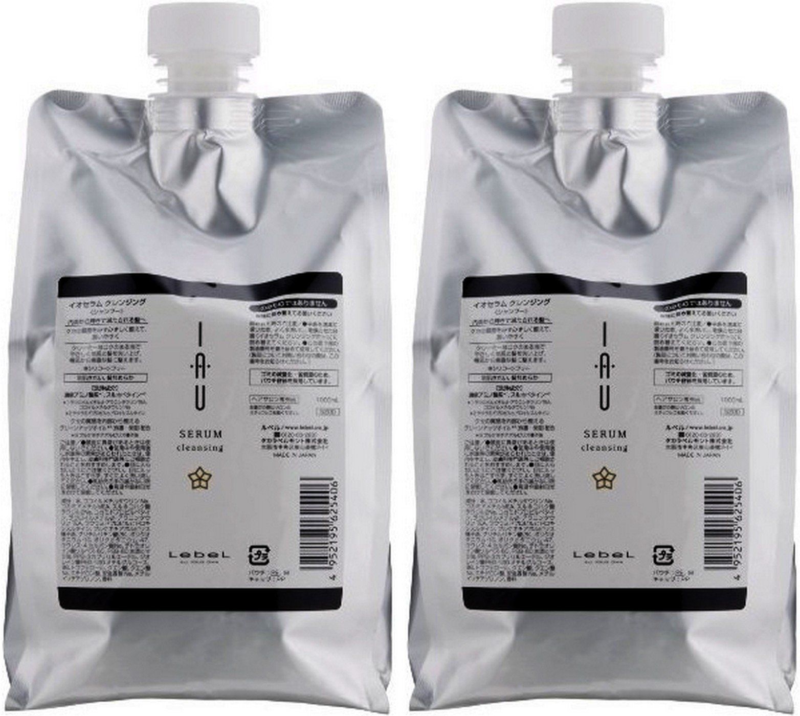 ルベル イオ セラム クレンジング シャンプー 1000mL ×2個セット 詰め