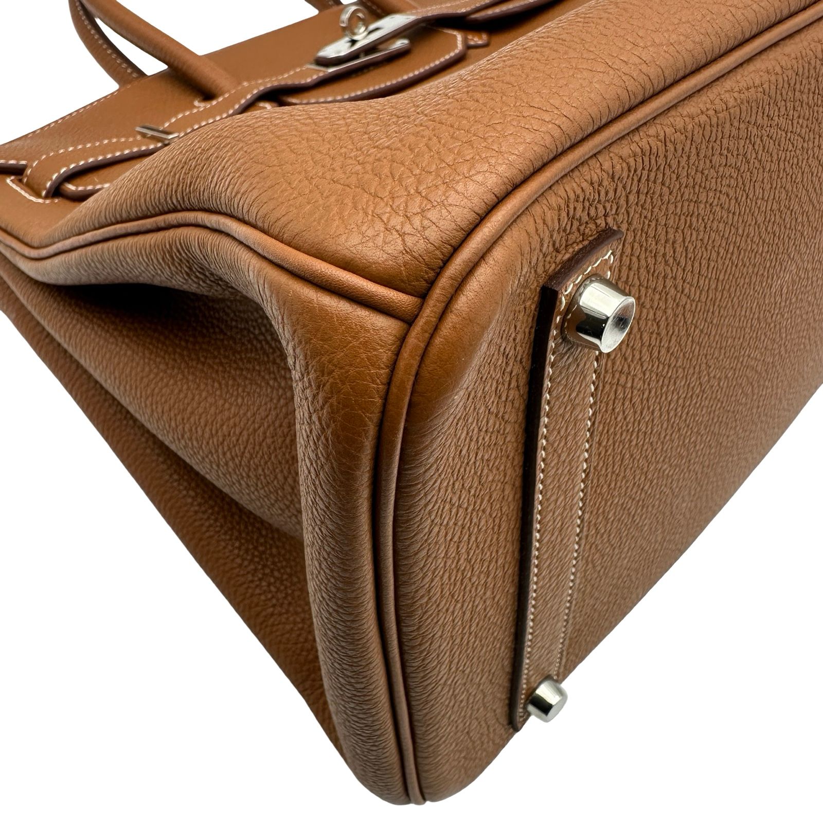 エルメス HERMES バーキン35 □M刻 ゴールド シルバー金具 トゴ 