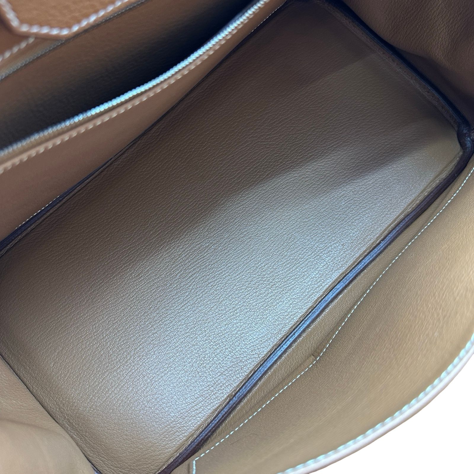 エルメス HERMES バーキン35 □M刻 ゴールド シルバー金具 トゴ 