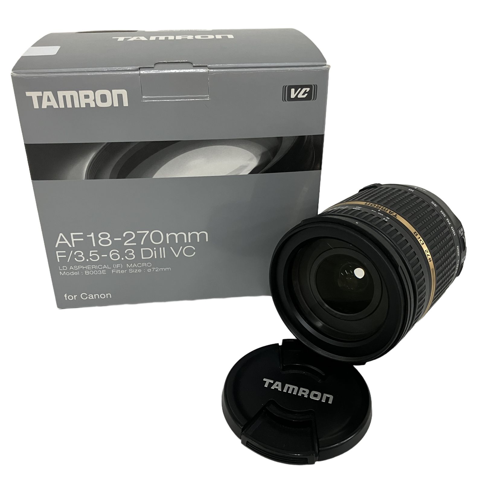 TAMRON タムロン AF 18-270mm F/3.5-6.3 Di II VC カメラ周辺機器 交換レンズ 中古 B11189560