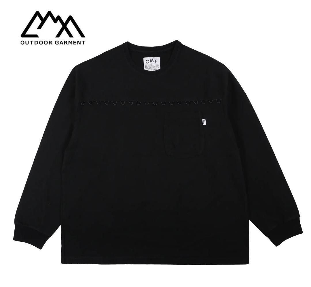 新品 未使用 CMF アウトドアガーメント コードT ロングスリーブ ブラック L【CMF OUTDOOR GARMENT】ロンT 長袖Tシャツ