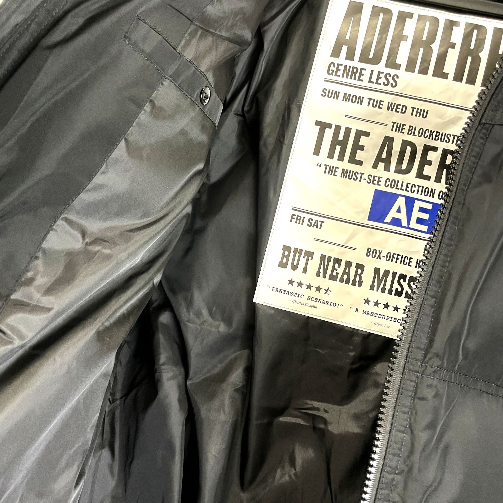 ADER ERROR アーダーエラー 19AFWD01GR1 ストラップ付きフーデッド 