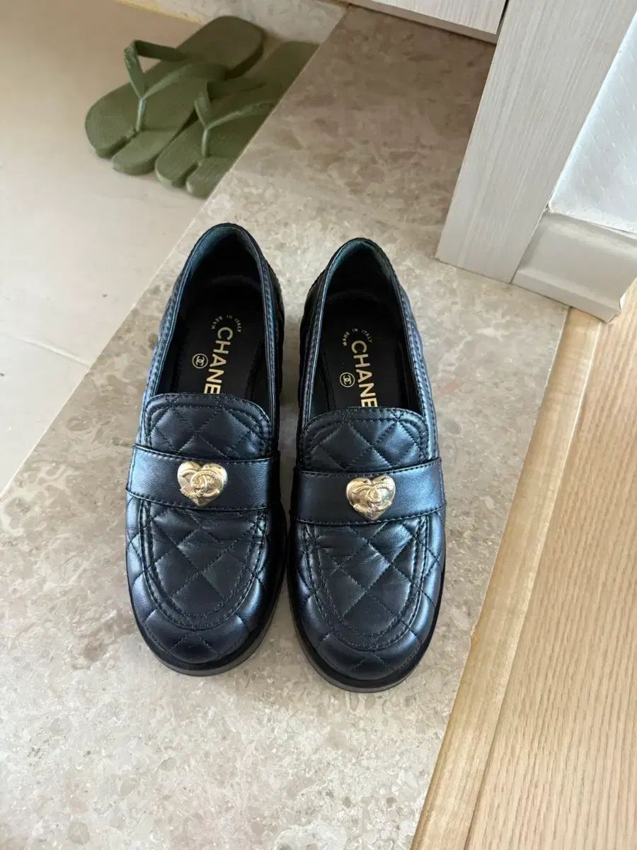 CHANEL ハート キルティング ローファー 37 サイズ