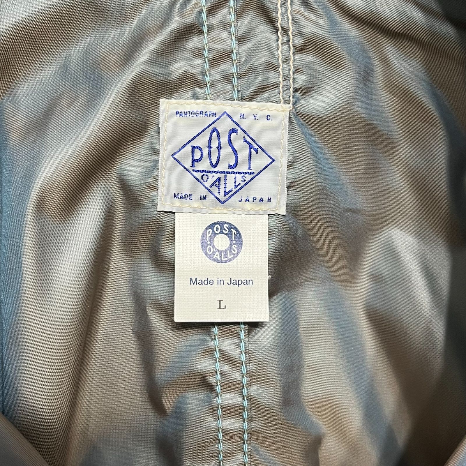 POST O'ALLS OVERALLS ポストオーバーオールズ ○ 21SS 3102-PT3 POST
