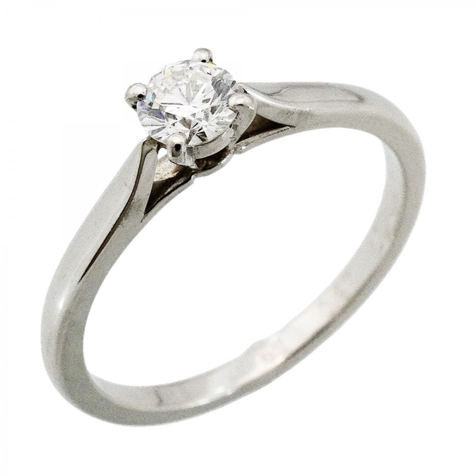 カルティエ(Cartier) カルティエ リング ソリテール 1PD Pt950 プラチナ ダイヤモンド 0.27ct ＃52レディース