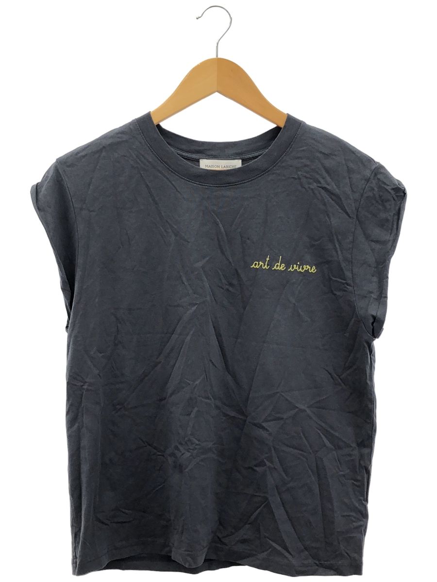 MAISON LABICHE embroidery TEE フレンチスリーブ 24070910003610 グレー S